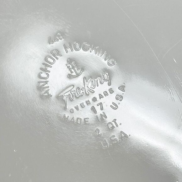 Vintage Fire King Peach Luster Casserole Dish Lot of 2 1.5 & 2 Qt Anchor Hocking - Picture 9 of 10